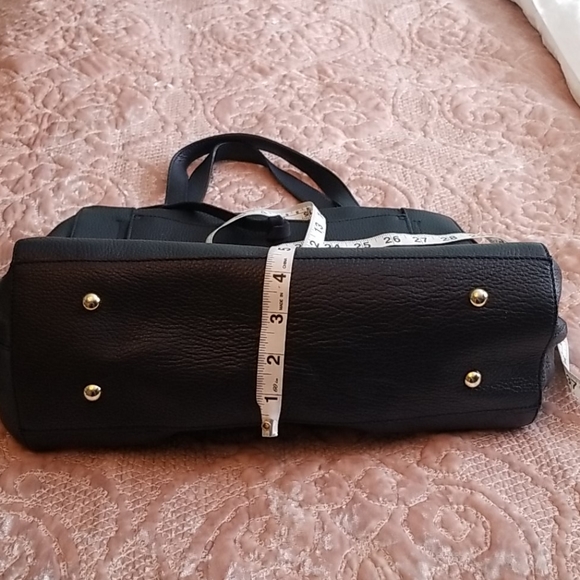 DIMONI navy leather handbag - Picture 13 of 14